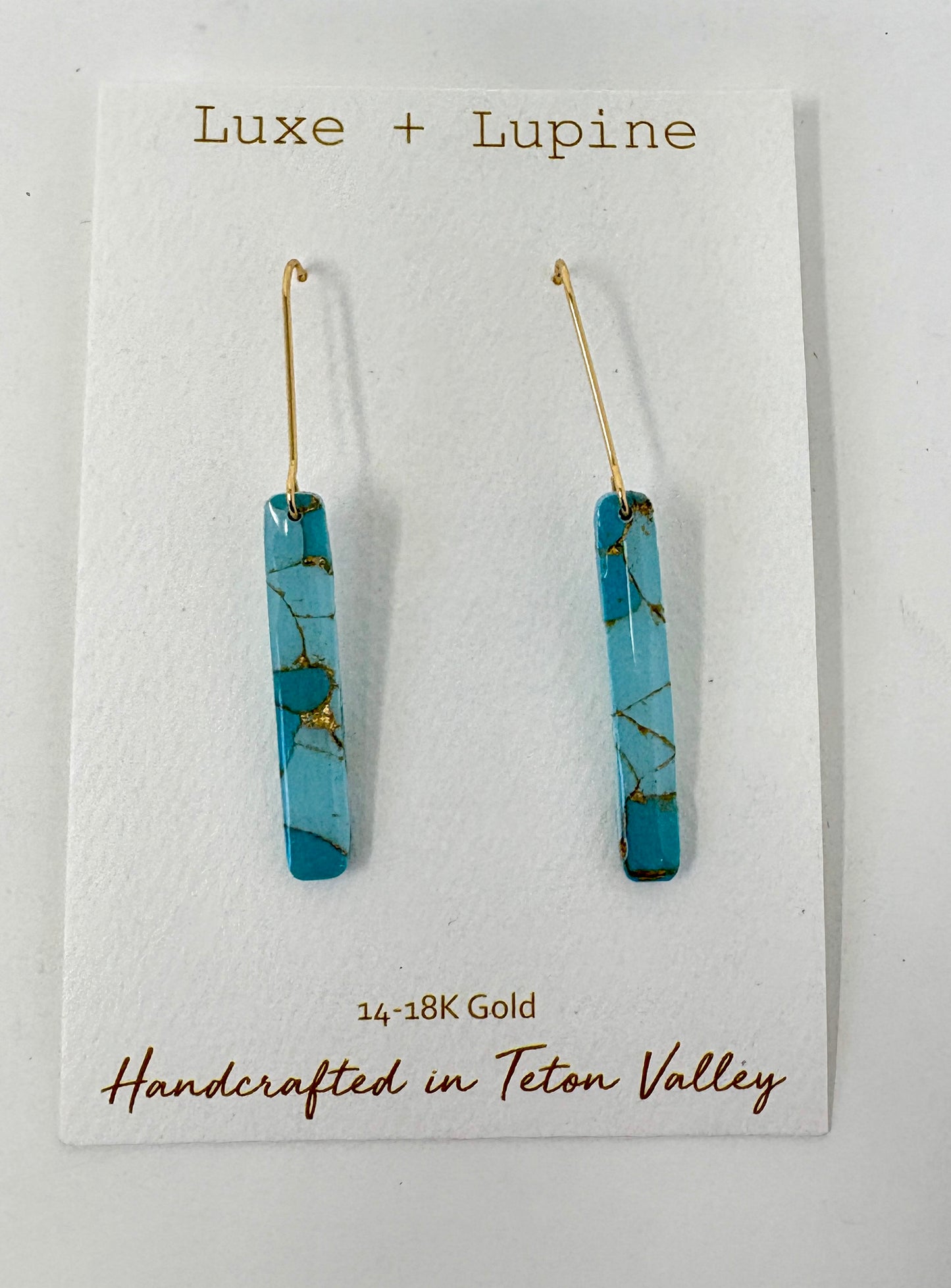 Luxe + Lupine: Skinny Dangle Pendant