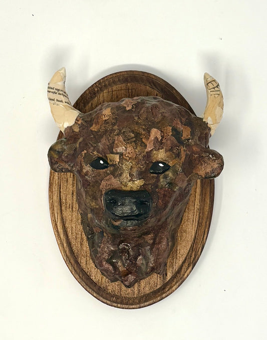Nicole Tafoya: Bison Head (Large)