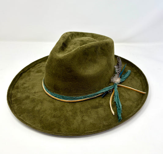 Rabbit Brush: Curled Pencil Brim Cowgirl/Boy Hats