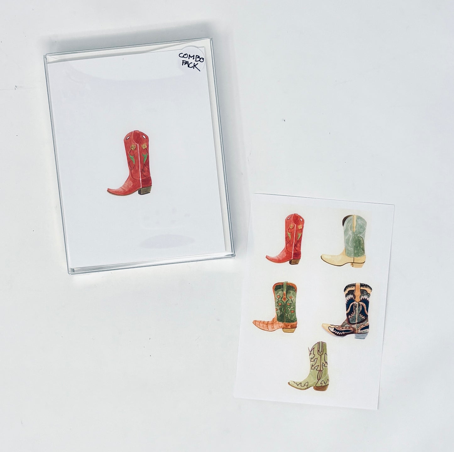 Cottage Garden Studio: Boots Notecards