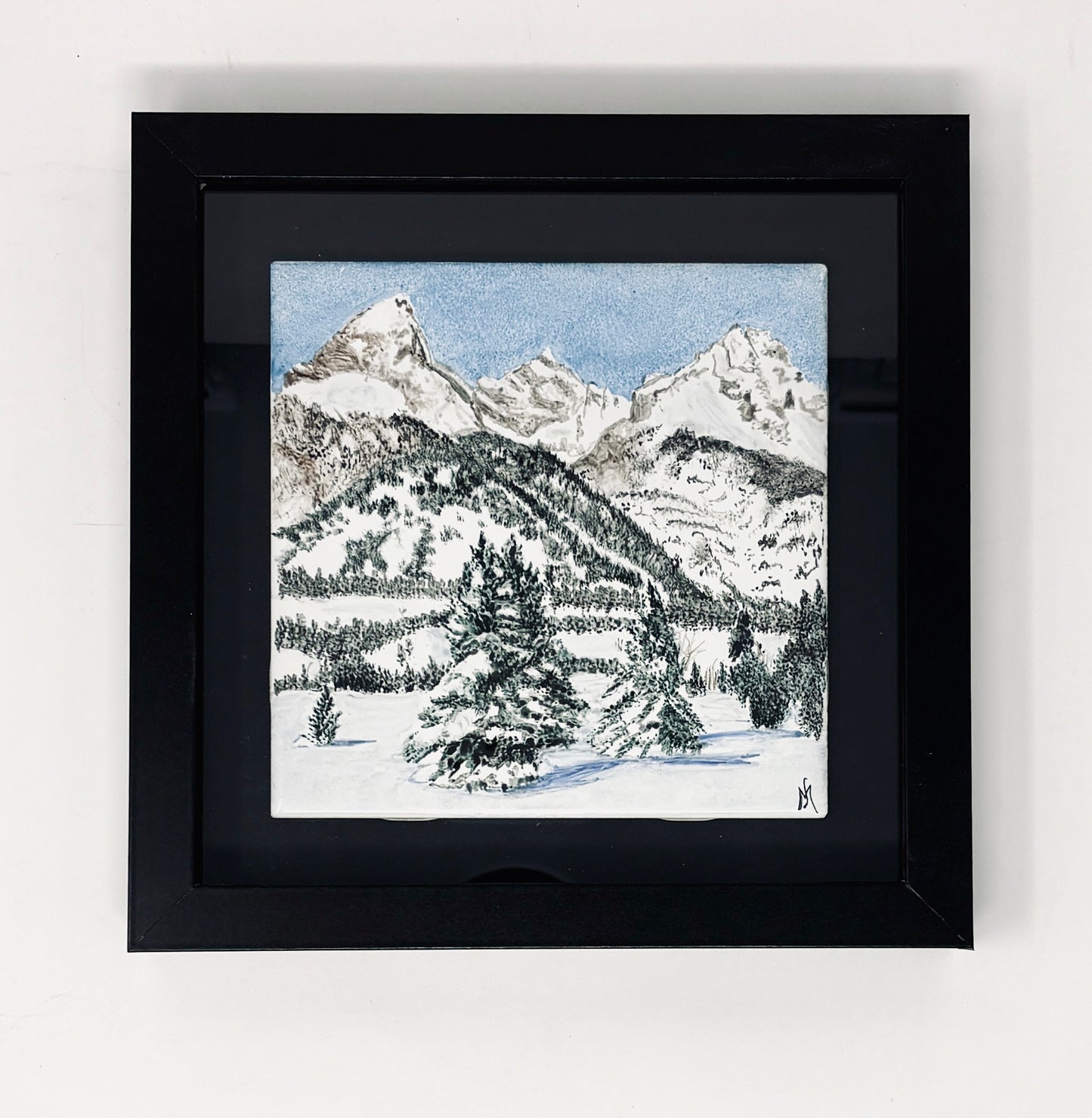 Sue Morriss: Winter View, Teton Park Road