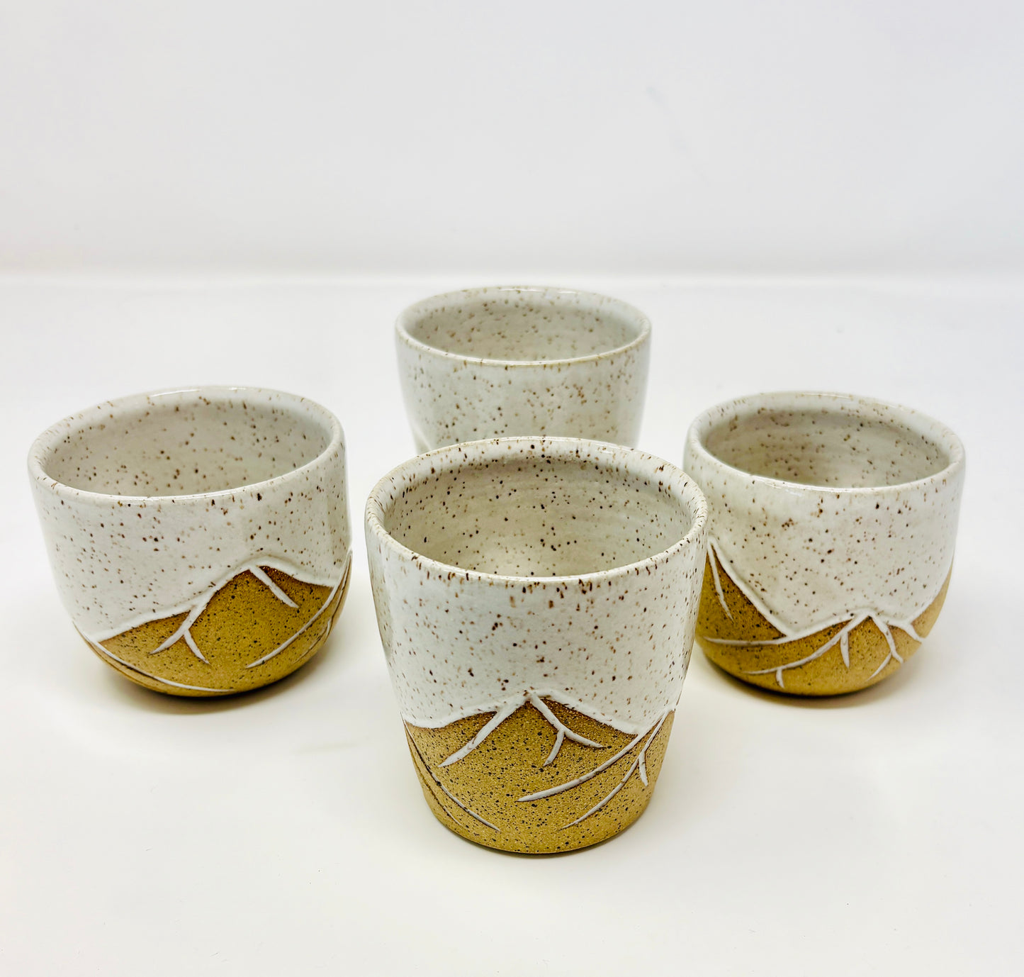 Art in the Alpine: Speckled Cups (Small)