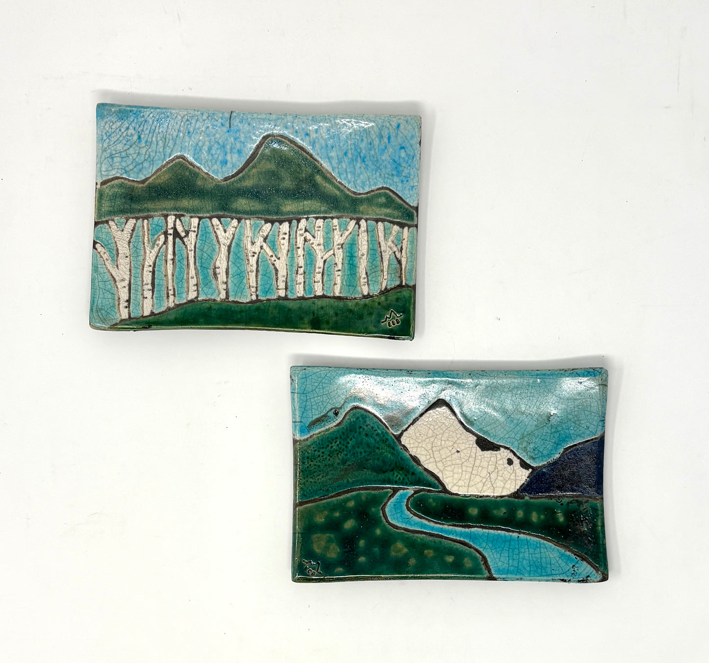 Emily Belsham Rakuscapes: Soap Dish