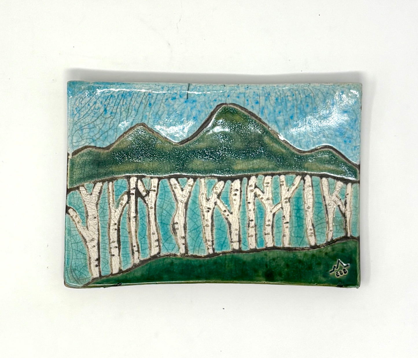 Emily Belsham Rakuscapes: Soap Dish