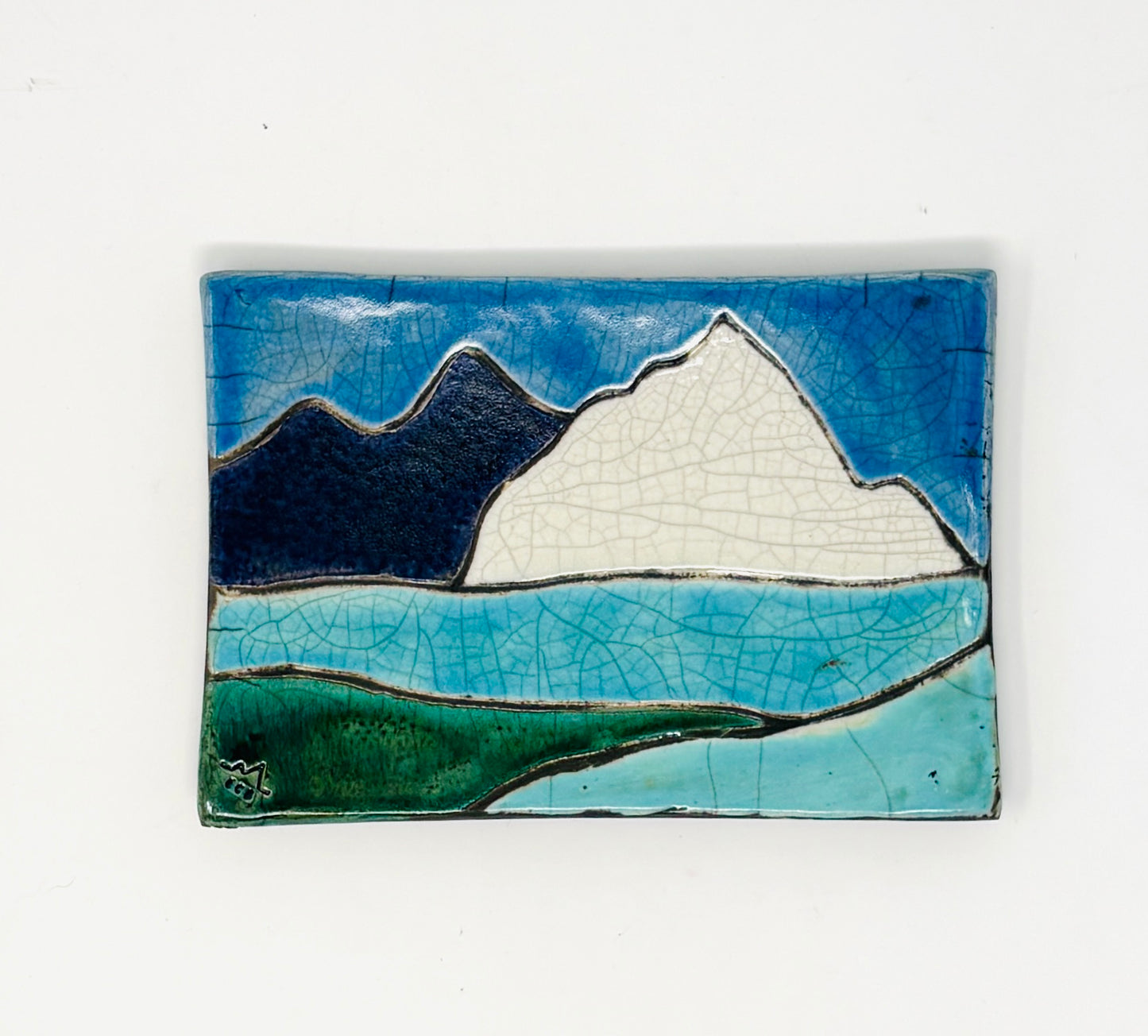 Emily Belsham Rakuscapes: Soap Dish