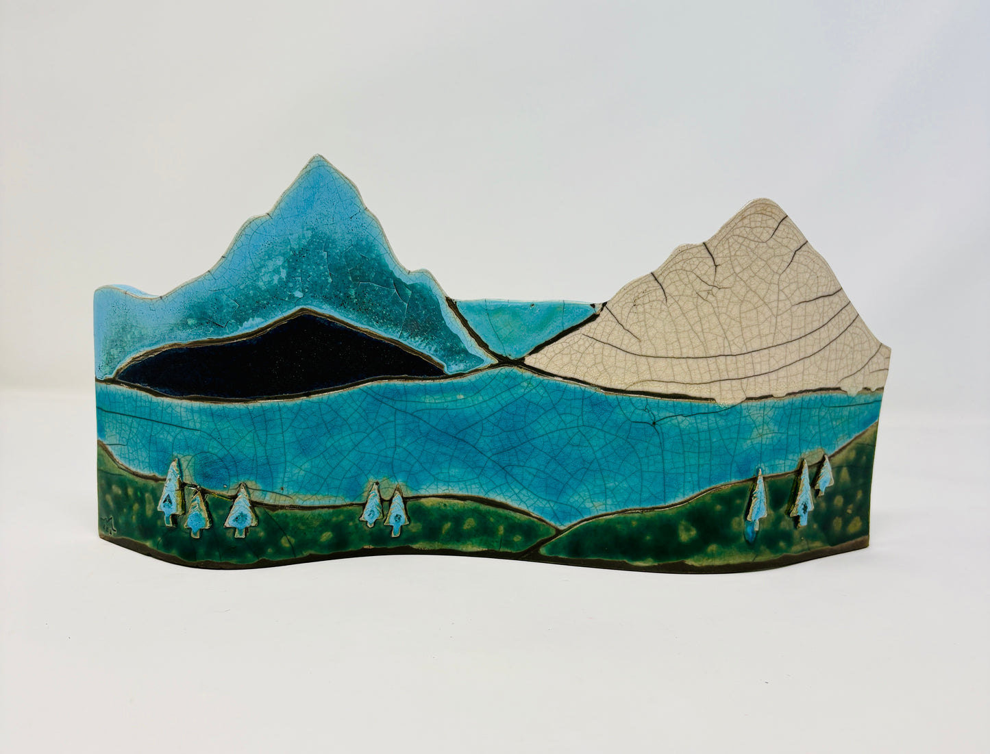 Emily Belsham Rakuscapes: Jenny Lake (Large)