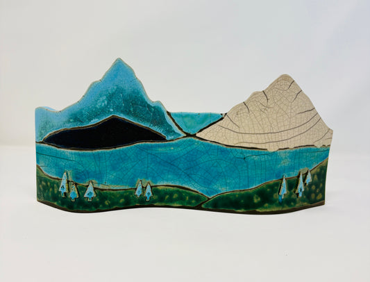 Emily Belsham Rakuscapes: Jenny Lake (Large)