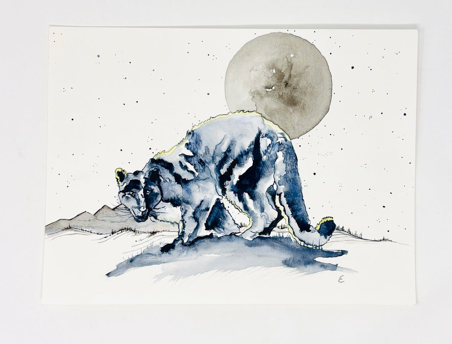 Steve Ehrlich: Greater Yellowstone Wildlife Watercolors