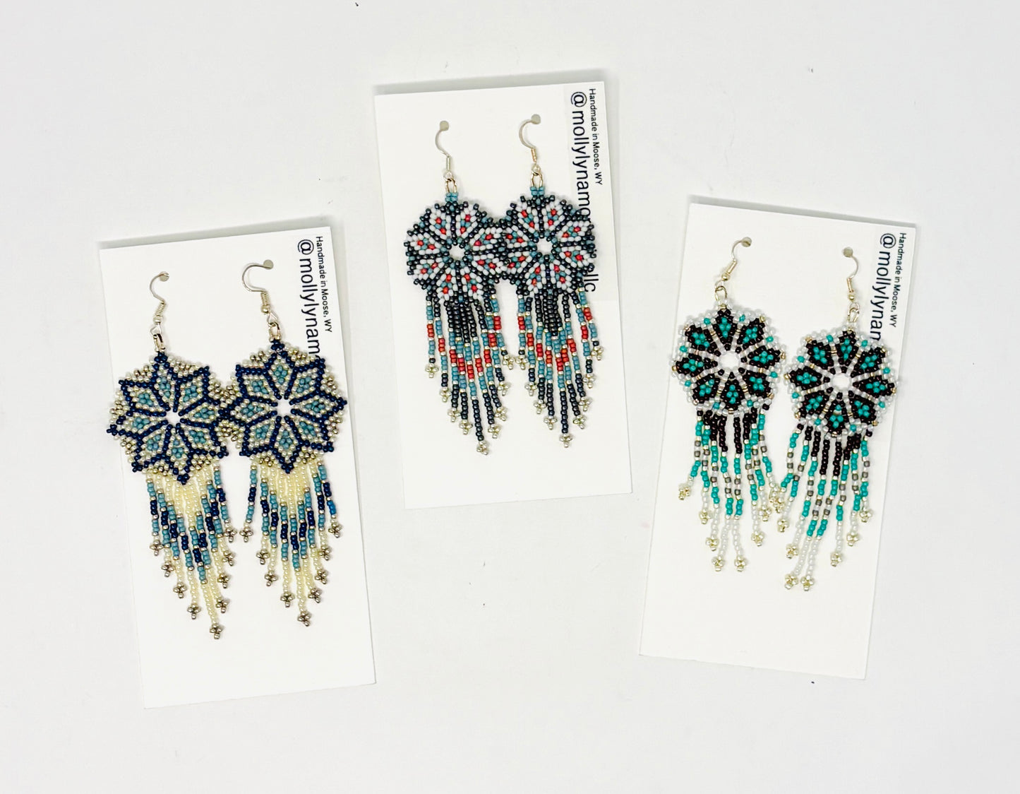 Molly Lynam: Mandala Fringe Earrings (Large)