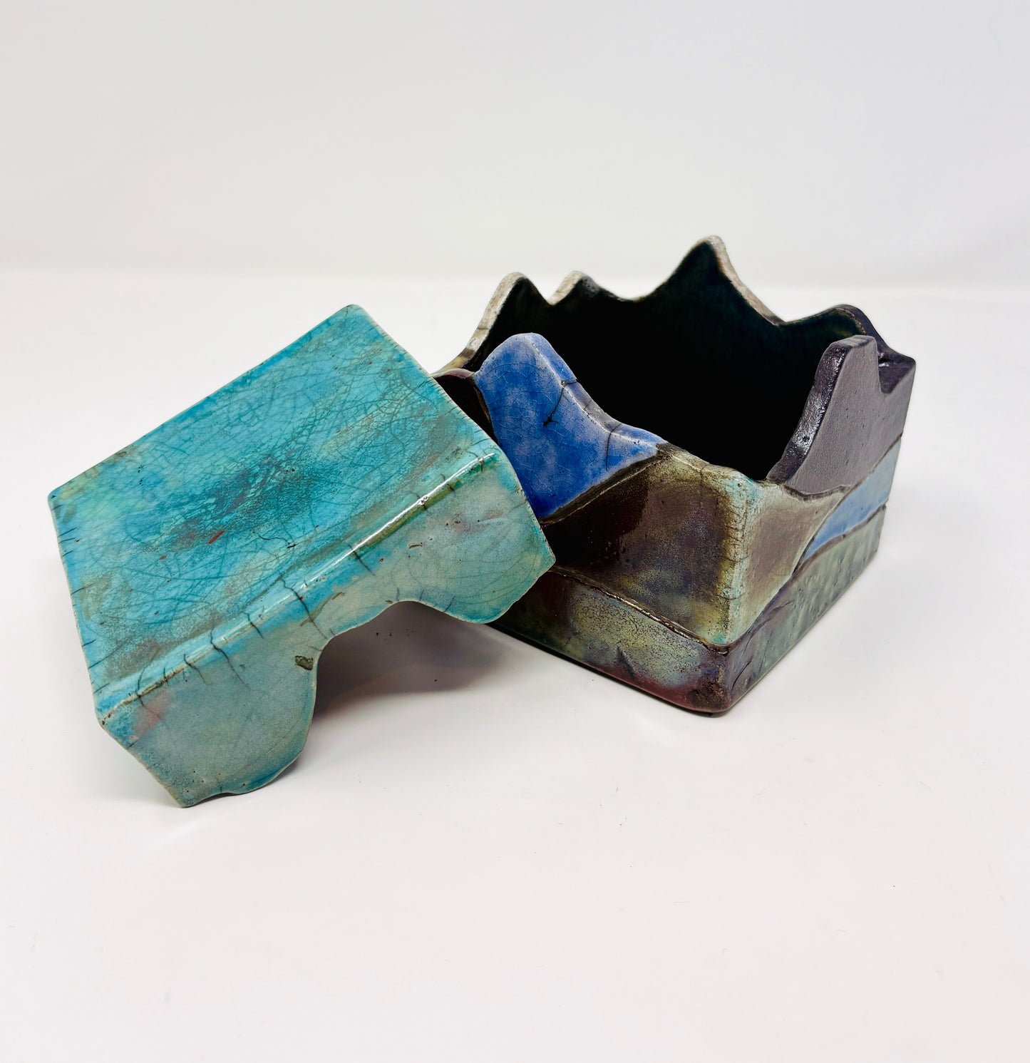 Emily Belsham Rakuscapes: Box with Lid