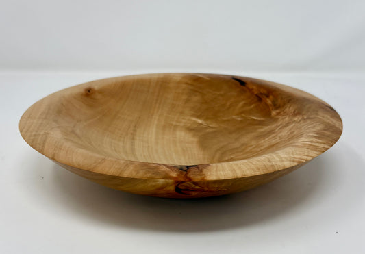 Artisanal Wood Creations: Curly, Feathered Maple Bowl