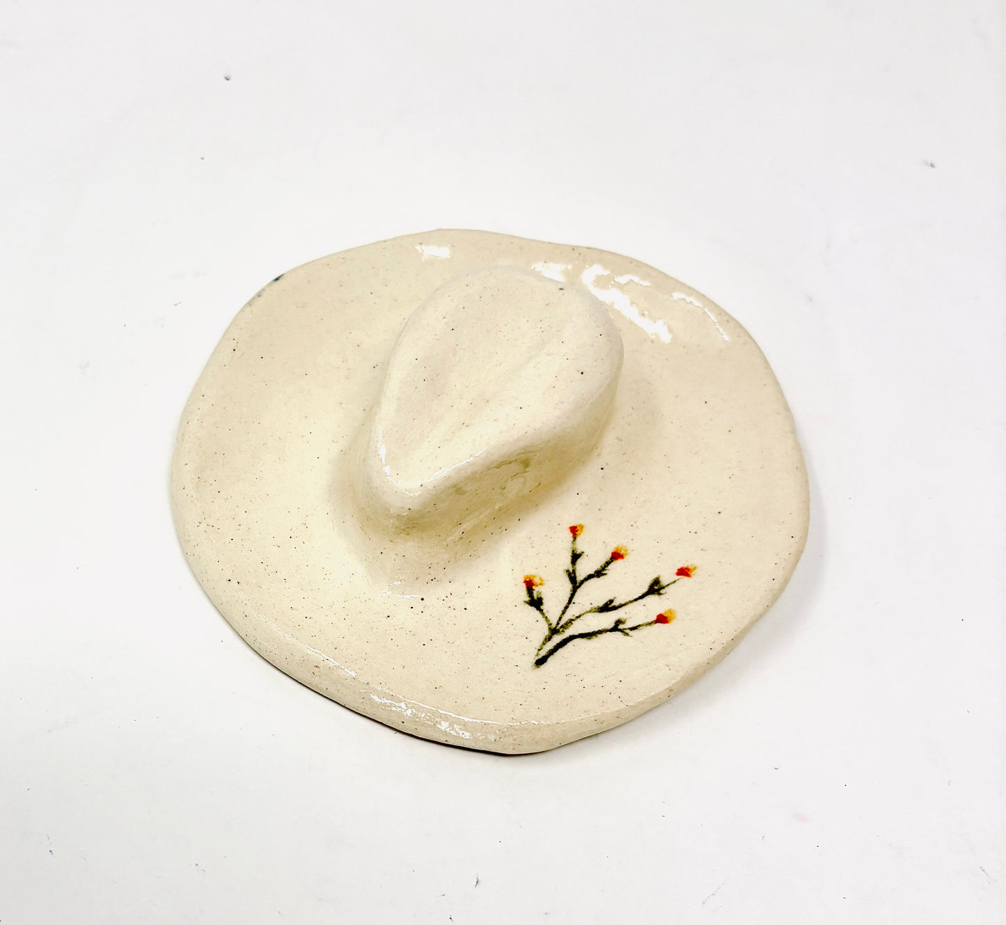 Grace Peck: Ceramic Cowboy Hat Ring