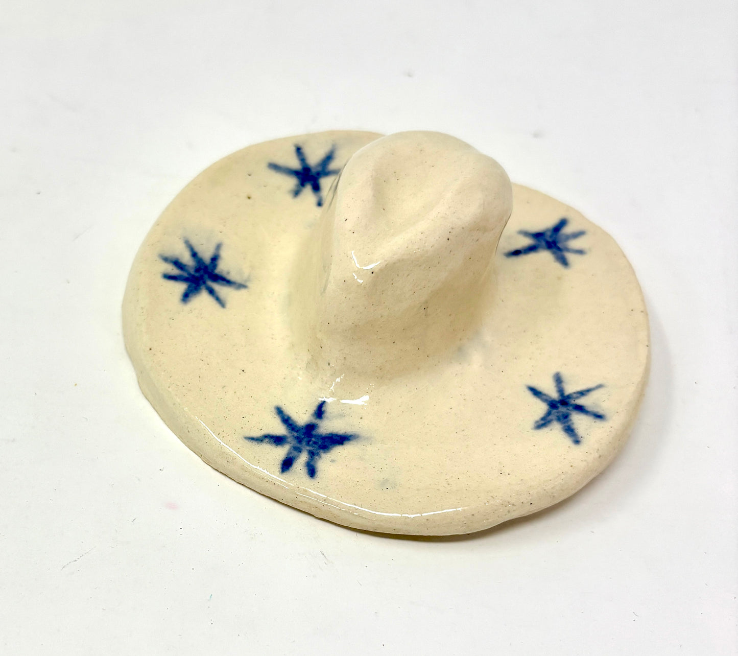 Grace Peck: Ceramic Cowboy Hat Ring