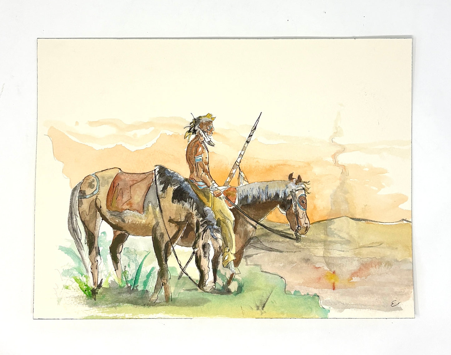 Steve Ehrlich: Wild West Cowboy Watercolors