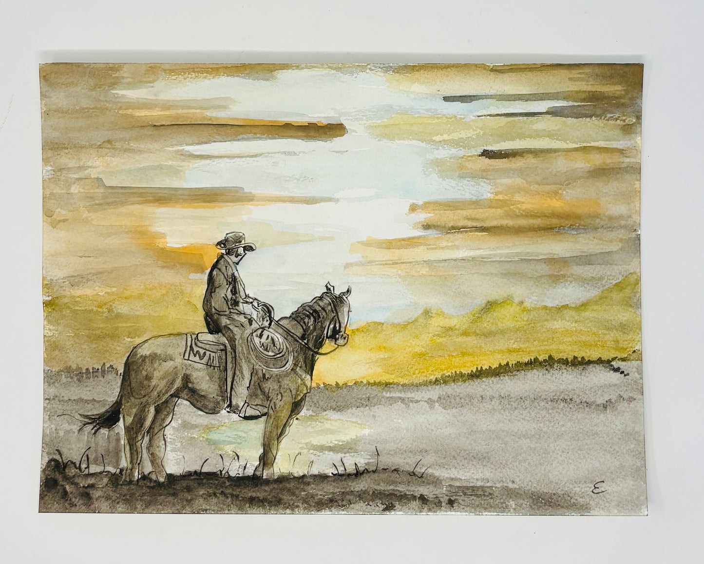 Steve Ehrlich: Wild West Cowboy Watercolors