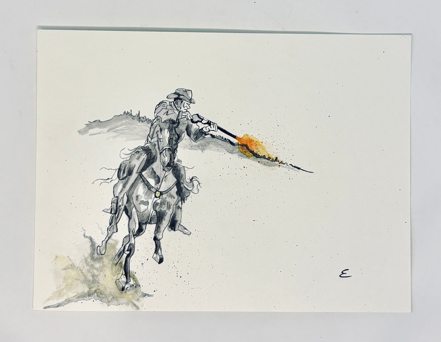 Steve Ehrlich: Wild West Cowboy Watercolors