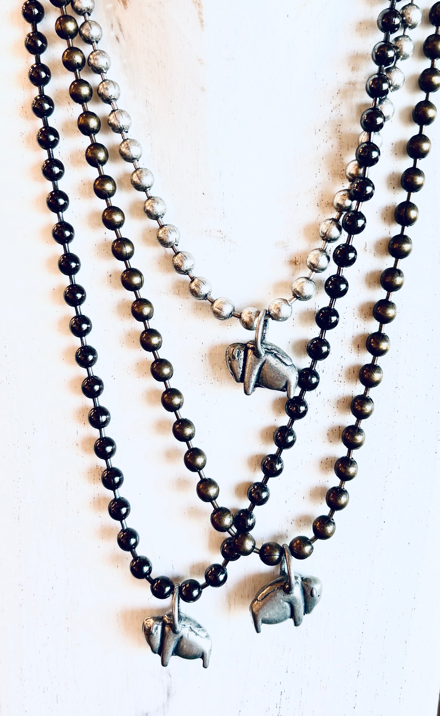 Tres Melindas: Baby Bison Necklace