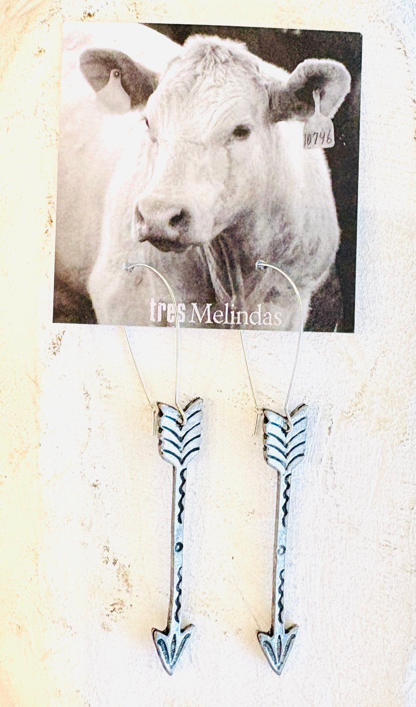 Tres Melindas: Arrow Earrings