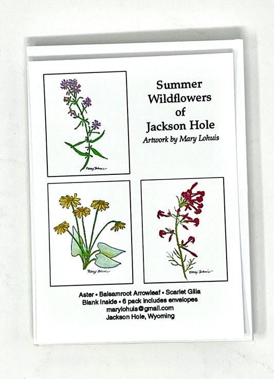 Mary Lohuis: Summer Wildflowers of Jackson Hole Notecards