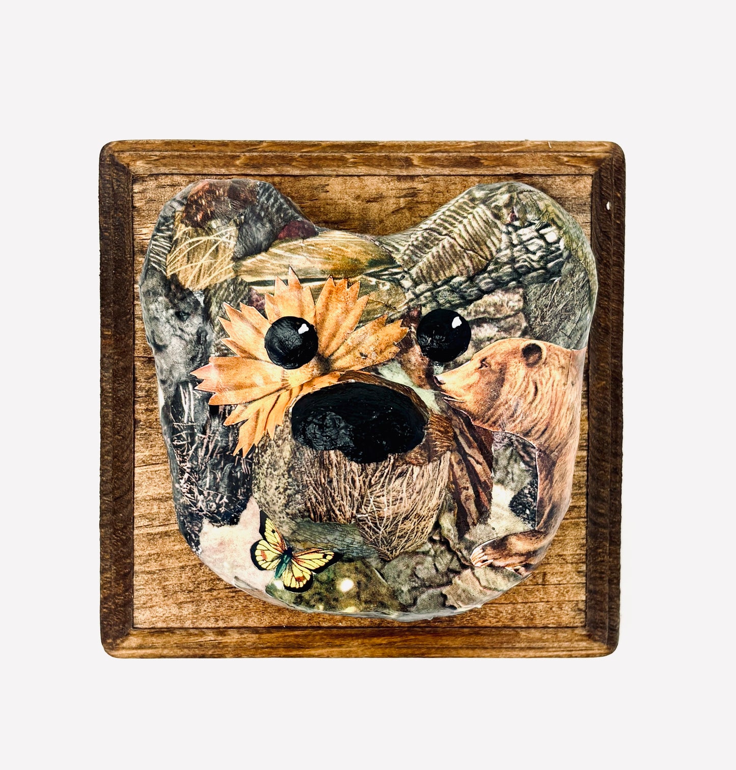 Nicole Tafoya: Botanical Bear Head (Large)