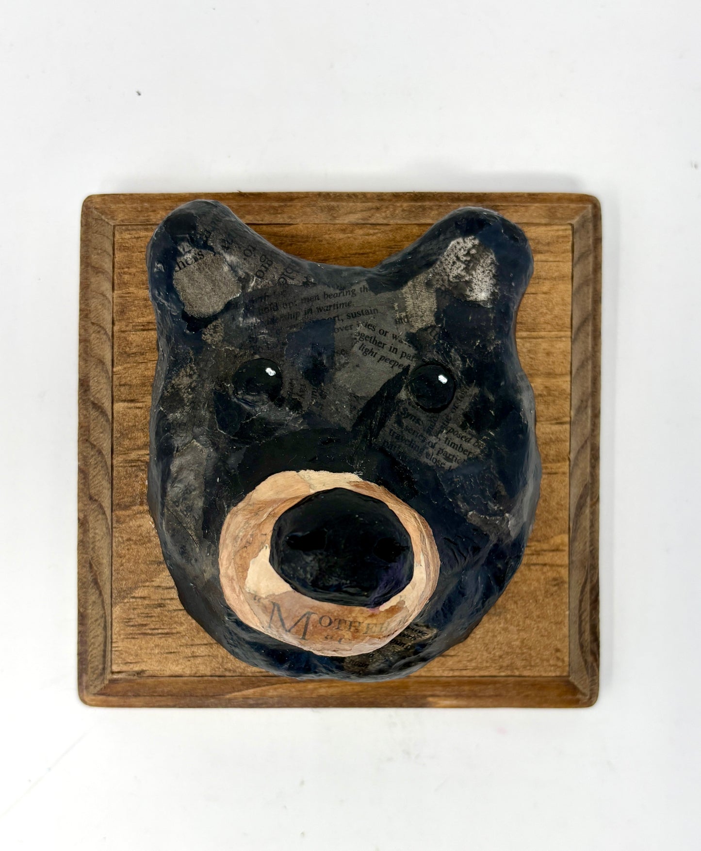 Nicole Tafoya: Black Bear Head (Large)