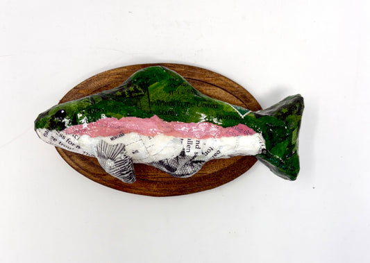 Nicole Tafoya: Trout Mouth Fish Mount