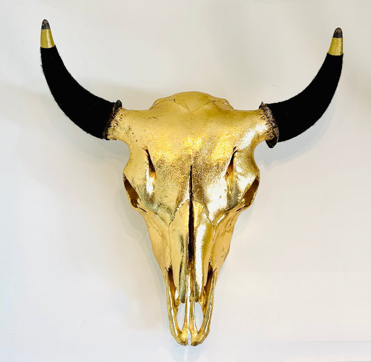 Lyndsay Rowan: Golden Teacher Bison Skull