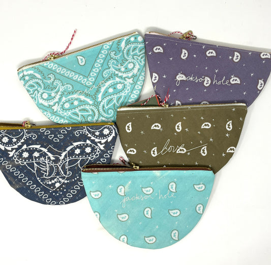 Revival by Lisa Walker: Embroidered Pouch