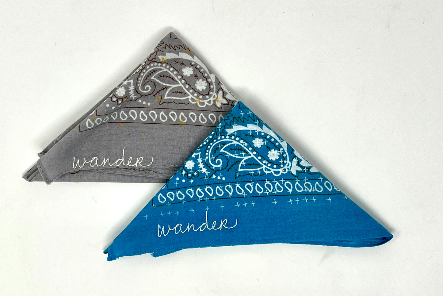 Lisa Walker: Embroidered Bandana