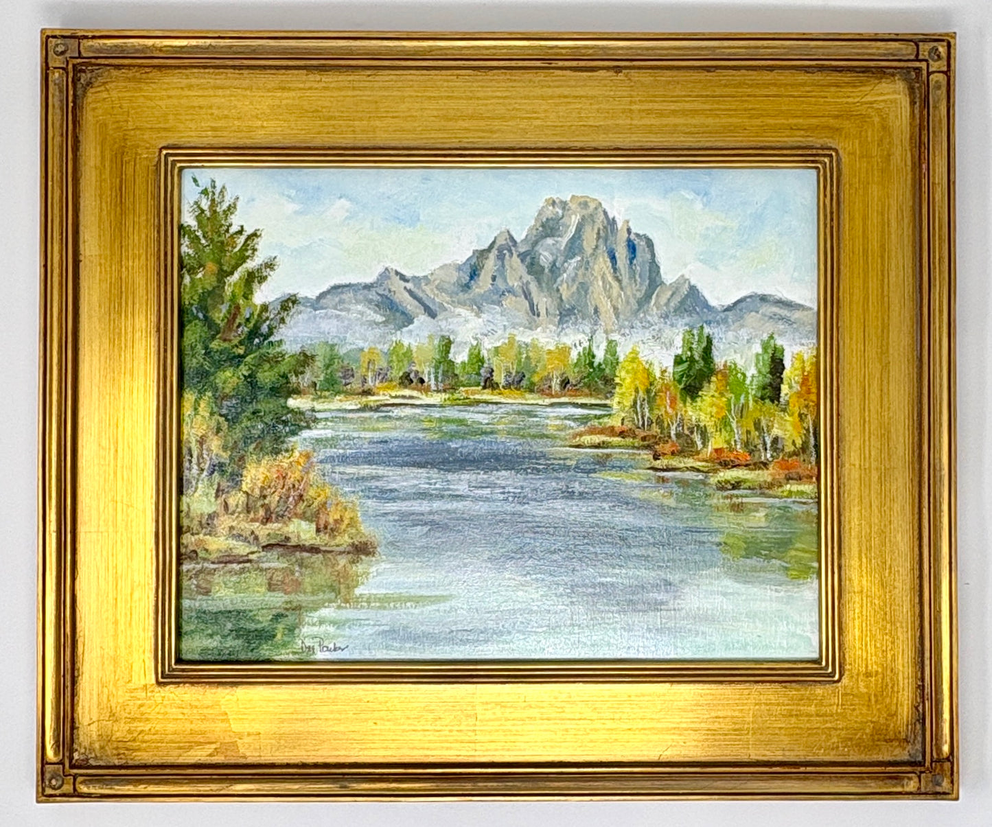 Dee Parker: Mt Moran (Framed)