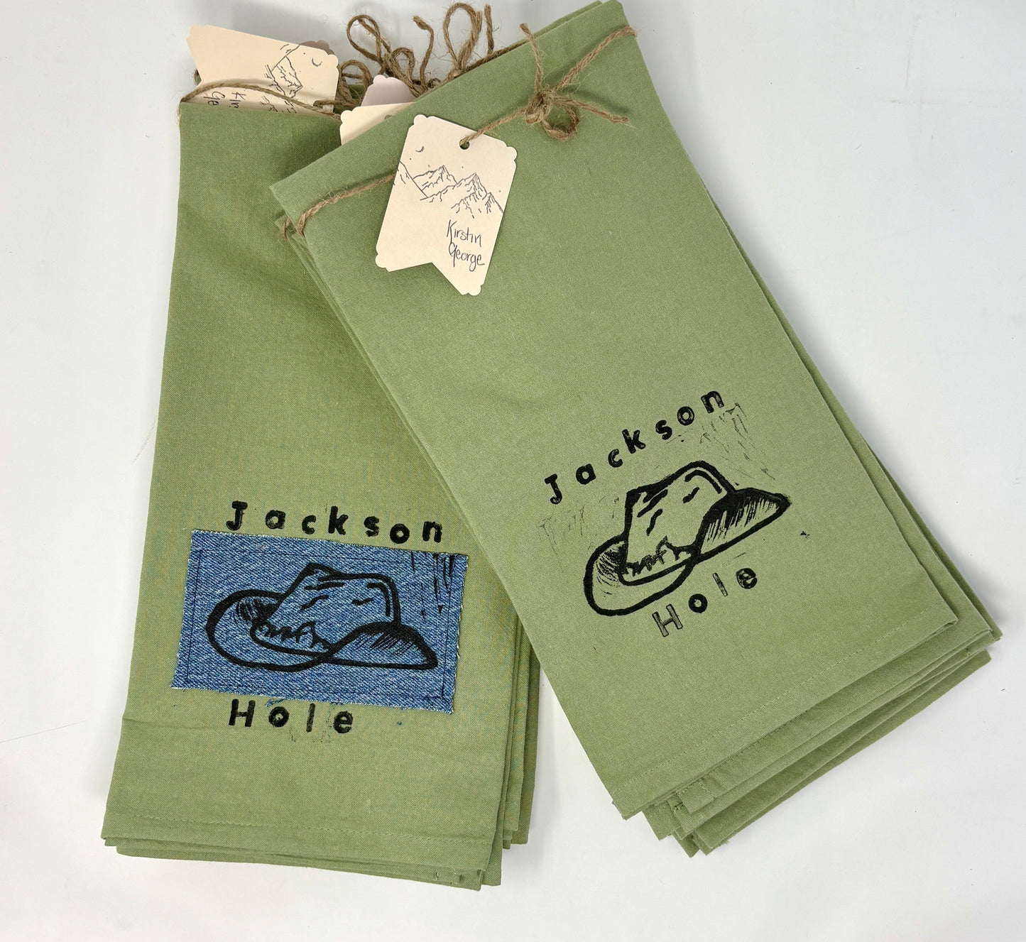 Kirstin George: Jackson Hole Cowboy Hat Towel
