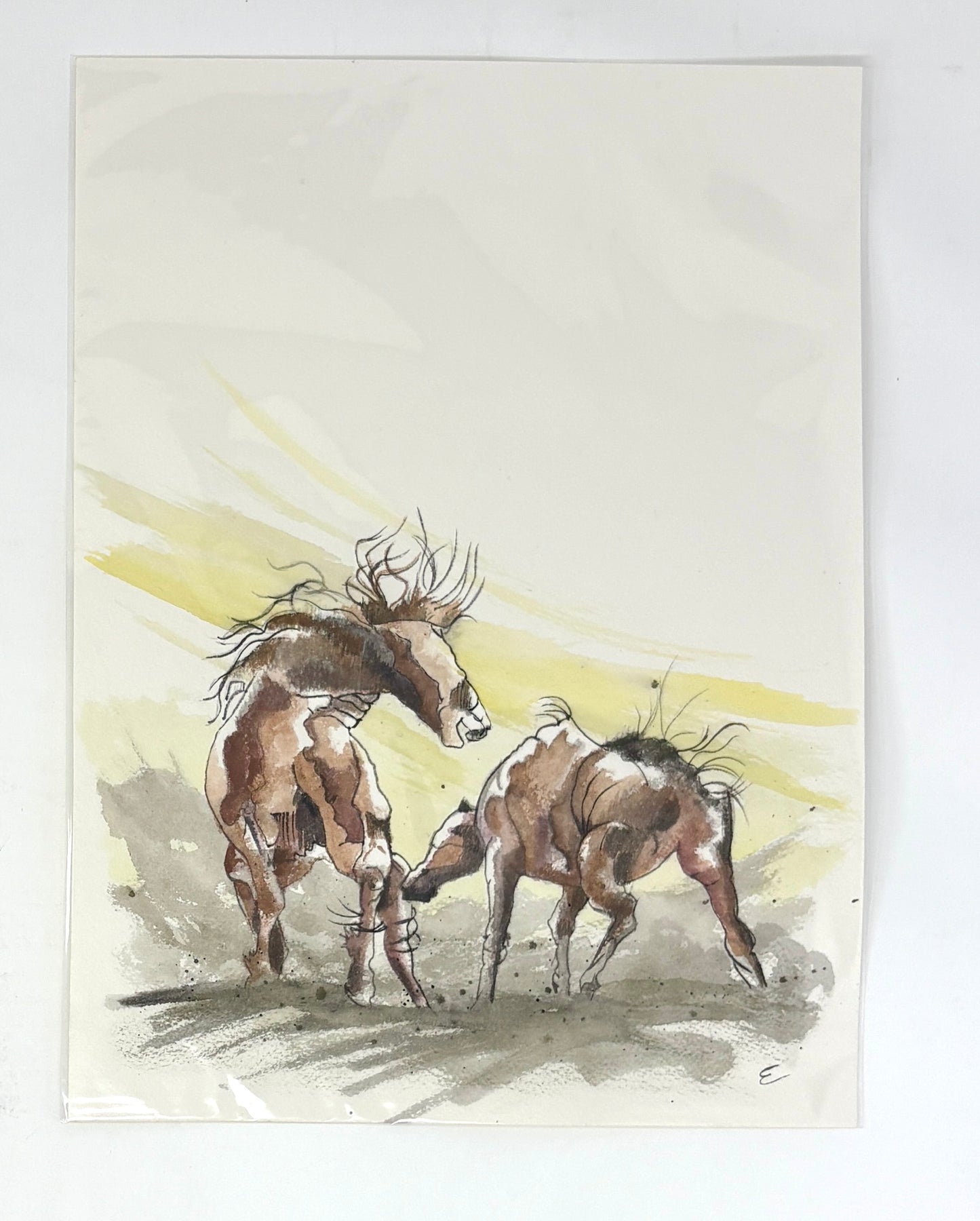 Steve Ehrlich: Horse Watercolors