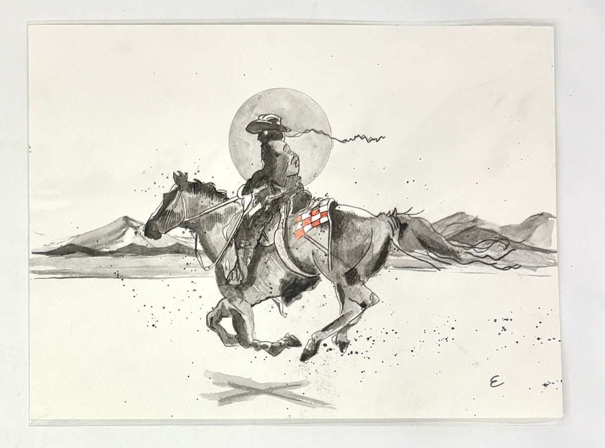 Steve Ehrlich: Wild West Cowboy Watercolors
