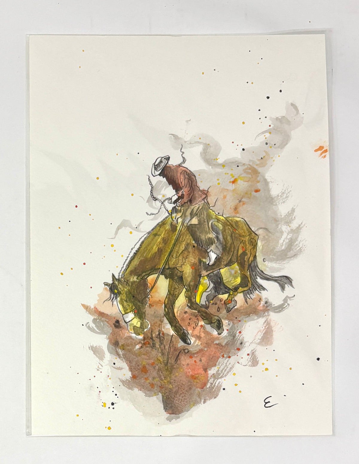 Steve Ehrlich: Wild West Cowboy Watercolors