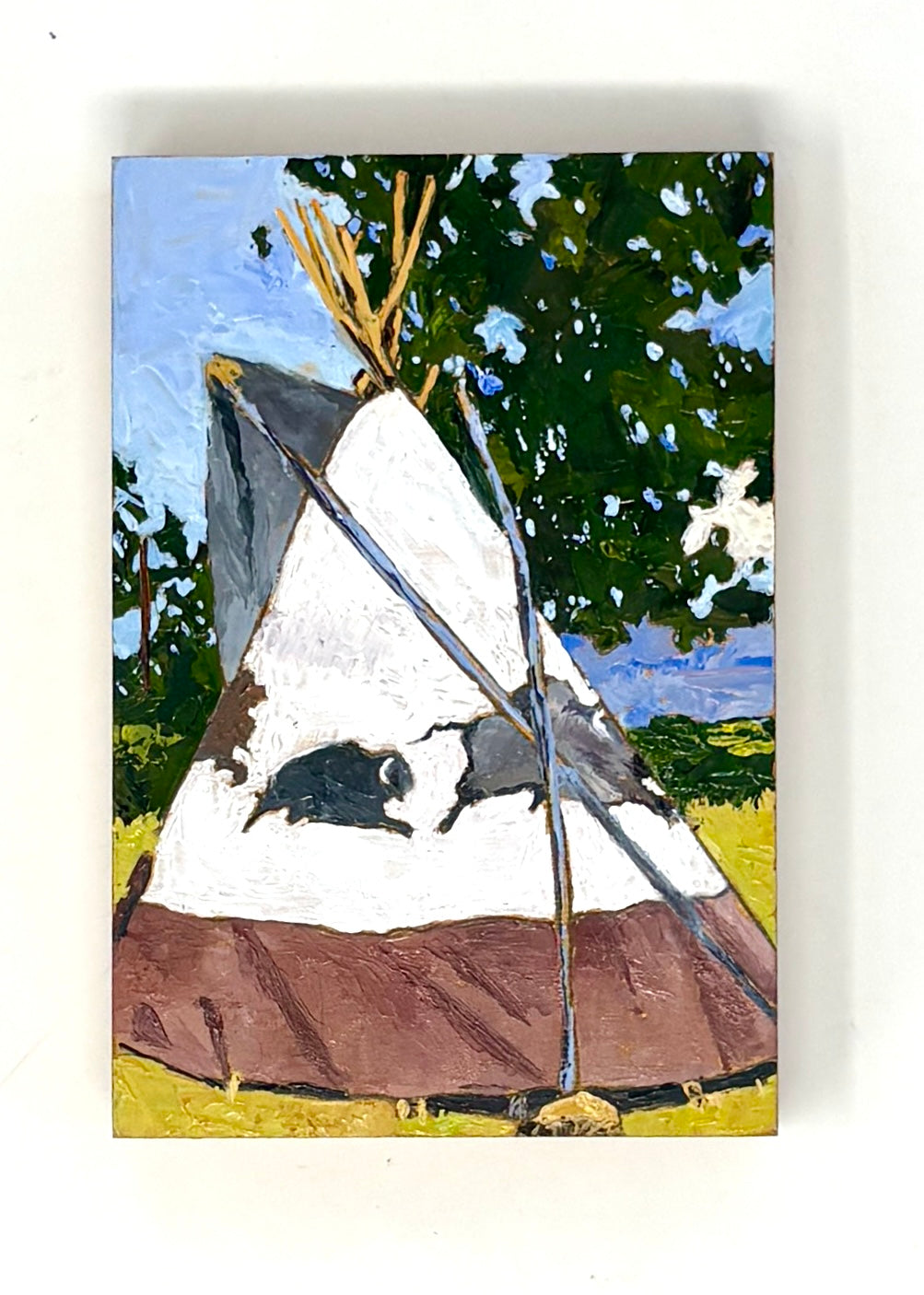 Richard Tambor: Tipi On Display