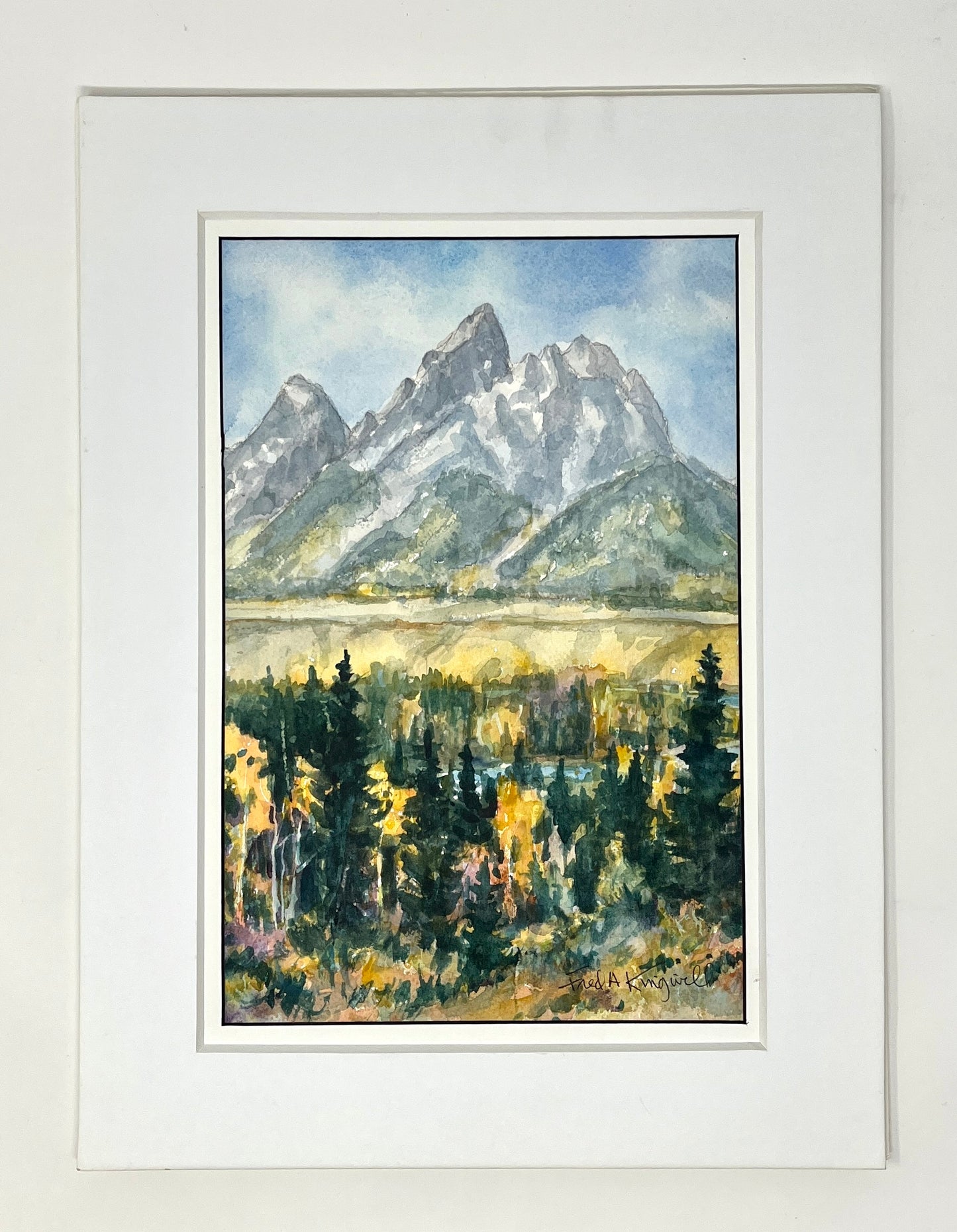 Fred Kingwill: Tetons Changing Colors