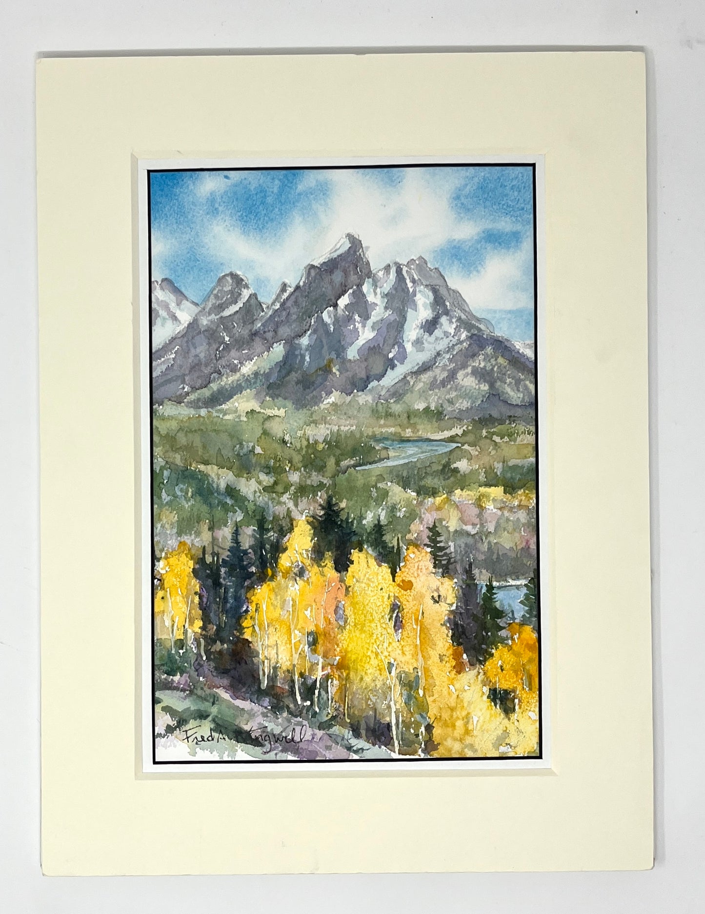 Fred Kingwill: Tetons in Early Fall