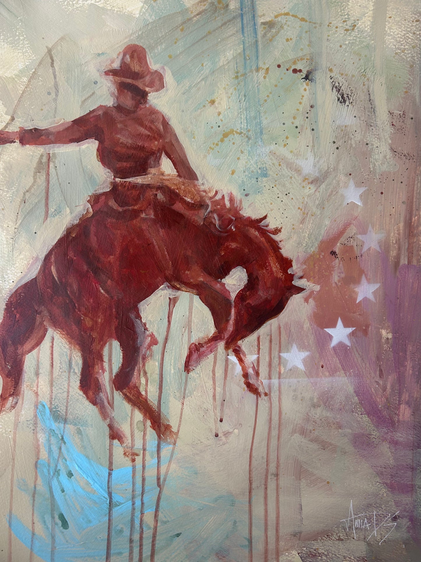 Anna Douglas Smith: Bucking Cowboy