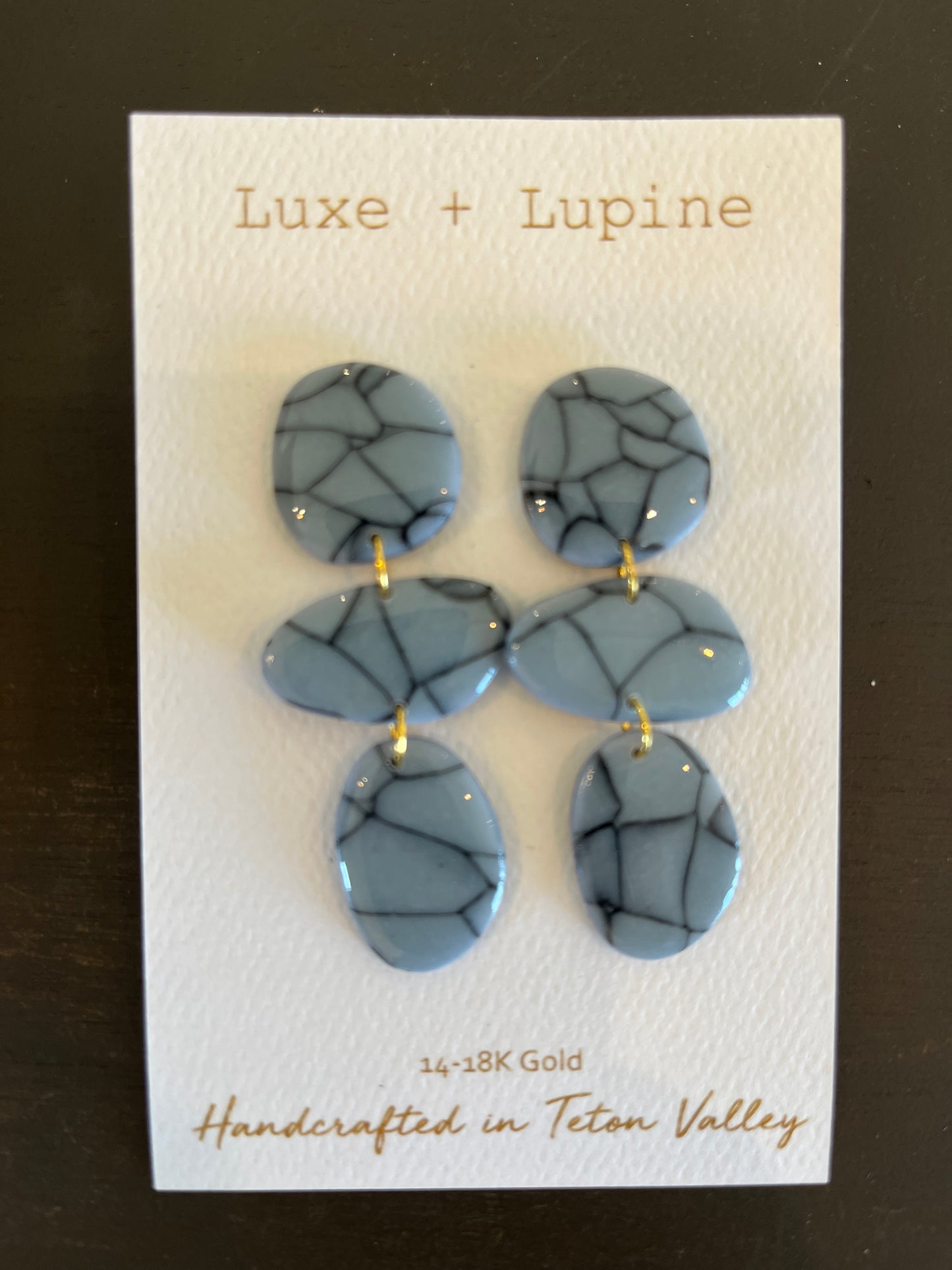 Luxe + Lupine: Tri-Stone Drops
