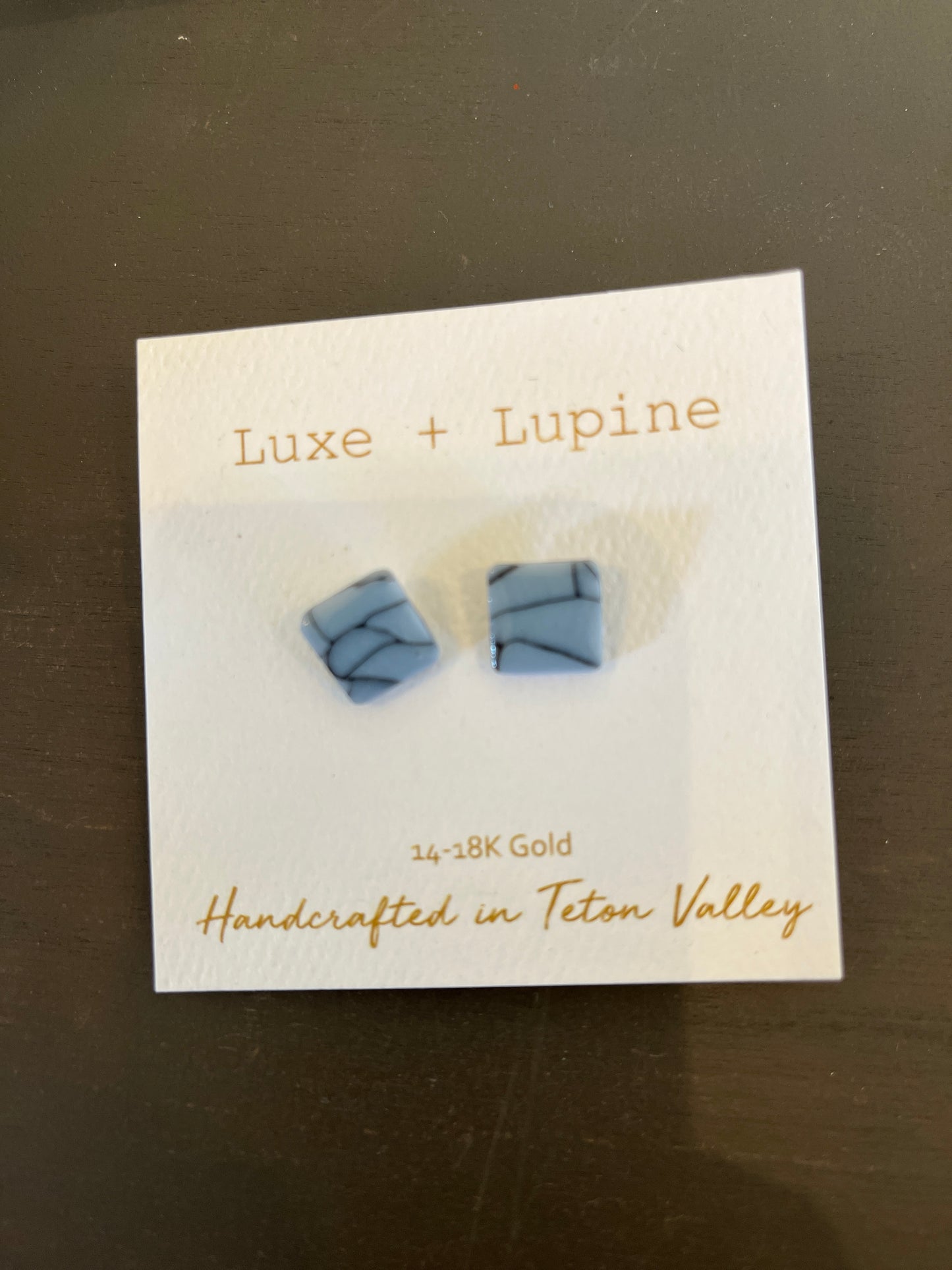 Luxe + Lupine: Square Studs