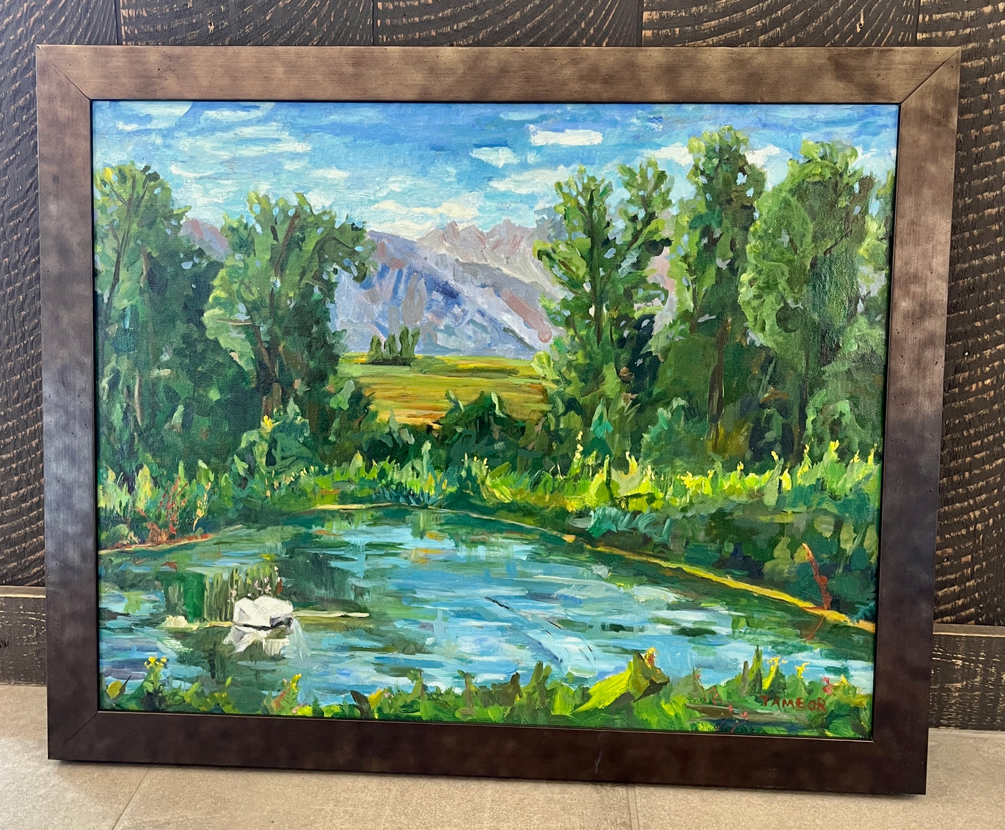 Richard Tambor: Swimming Hole, Teton Valley Ranch
