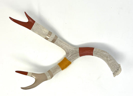Kevin Rauch-Lynch: Medium Mule Deer Antler (Sienna/Yellow)