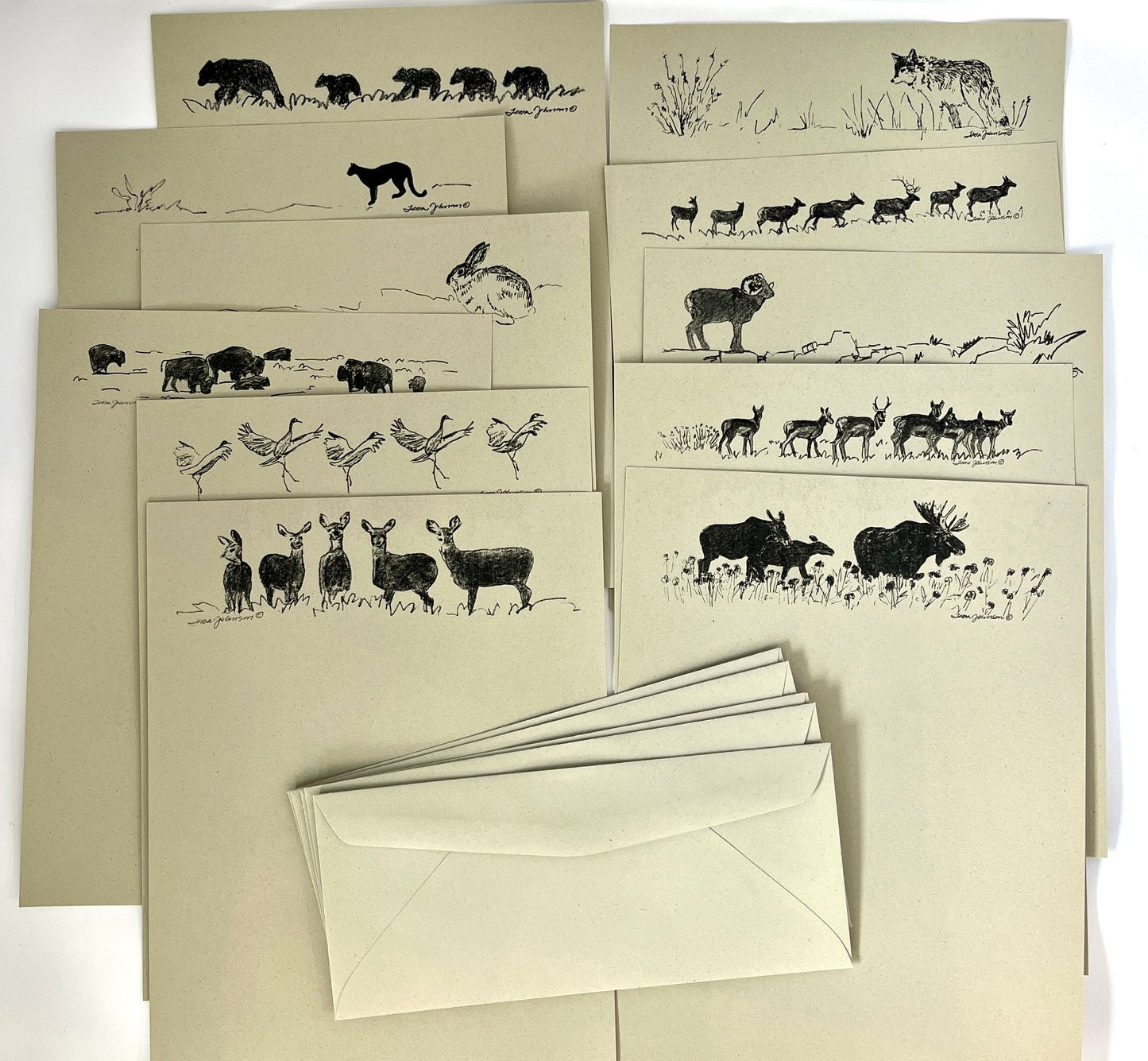 Tessa Johnson: Wildlife Papers (Mixed Set)