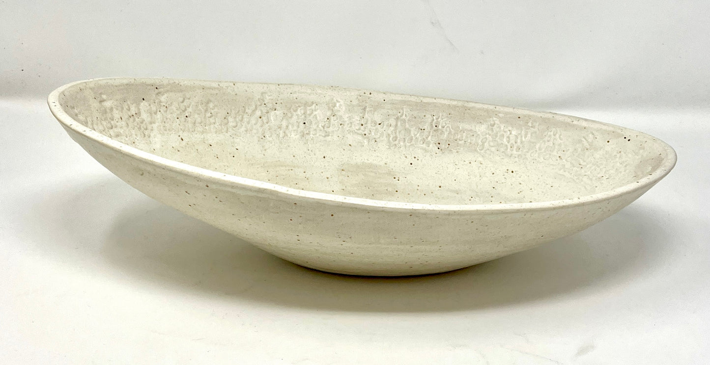 Valerie Seaberg: Carved White Bowl