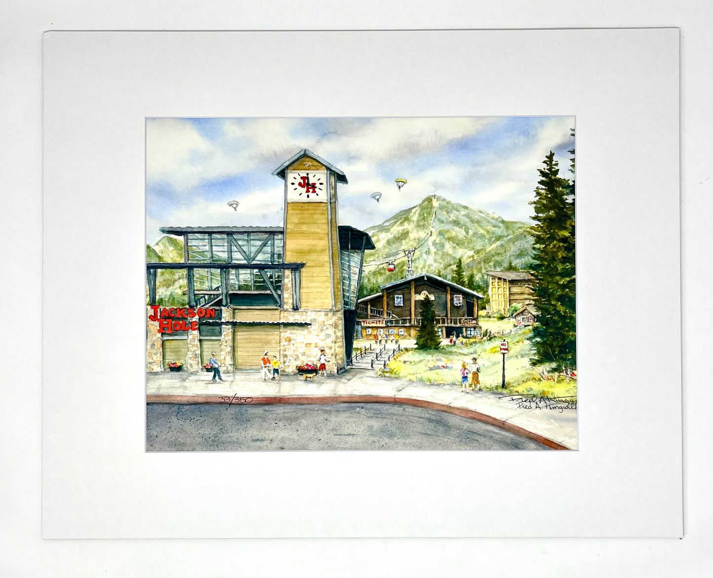 Fred Kingwill: Summer Village Print