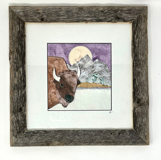 Kris Batchelder: 6 x 6 Giclee Print (Barnwood Framed)