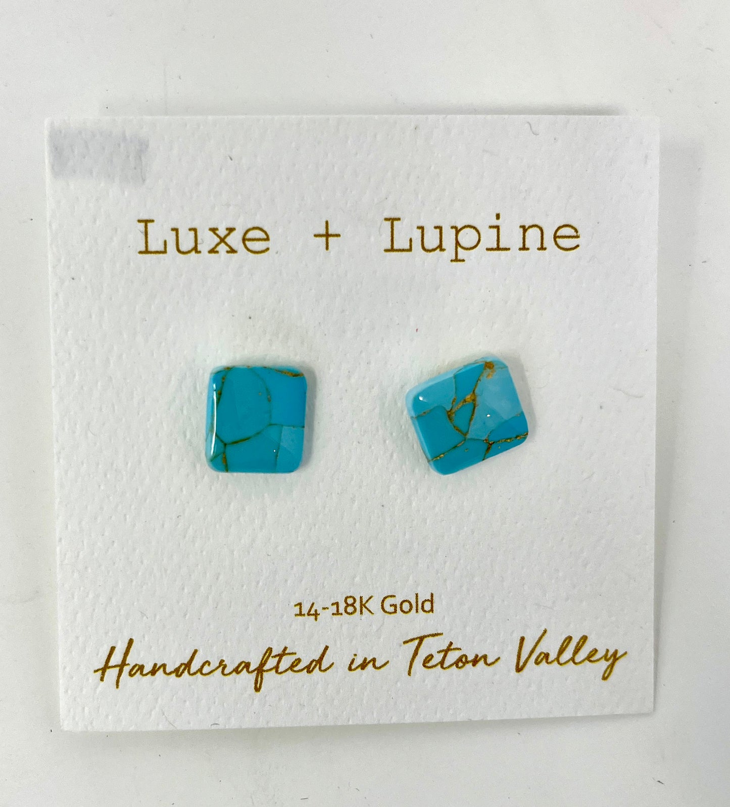 Luxe + Lupine: Square Studs