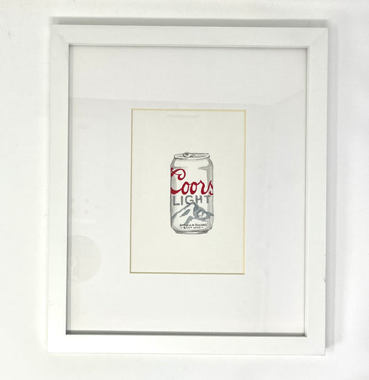 Sophie Schwabacher: Framed Coors Watercolor