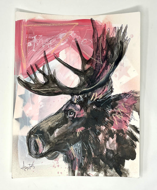 Anna Douglas Smith: Pink Moose Head