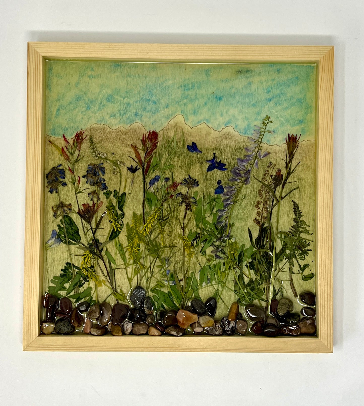 Julianna Lovasz: XL Teton Frame with Wildflowers